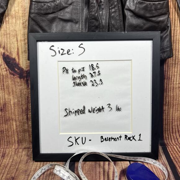 Wilsons Leather Womens S Brown Genuine Leather Belted Trench Coat Y2K Mid Length - Picture 11 of 11